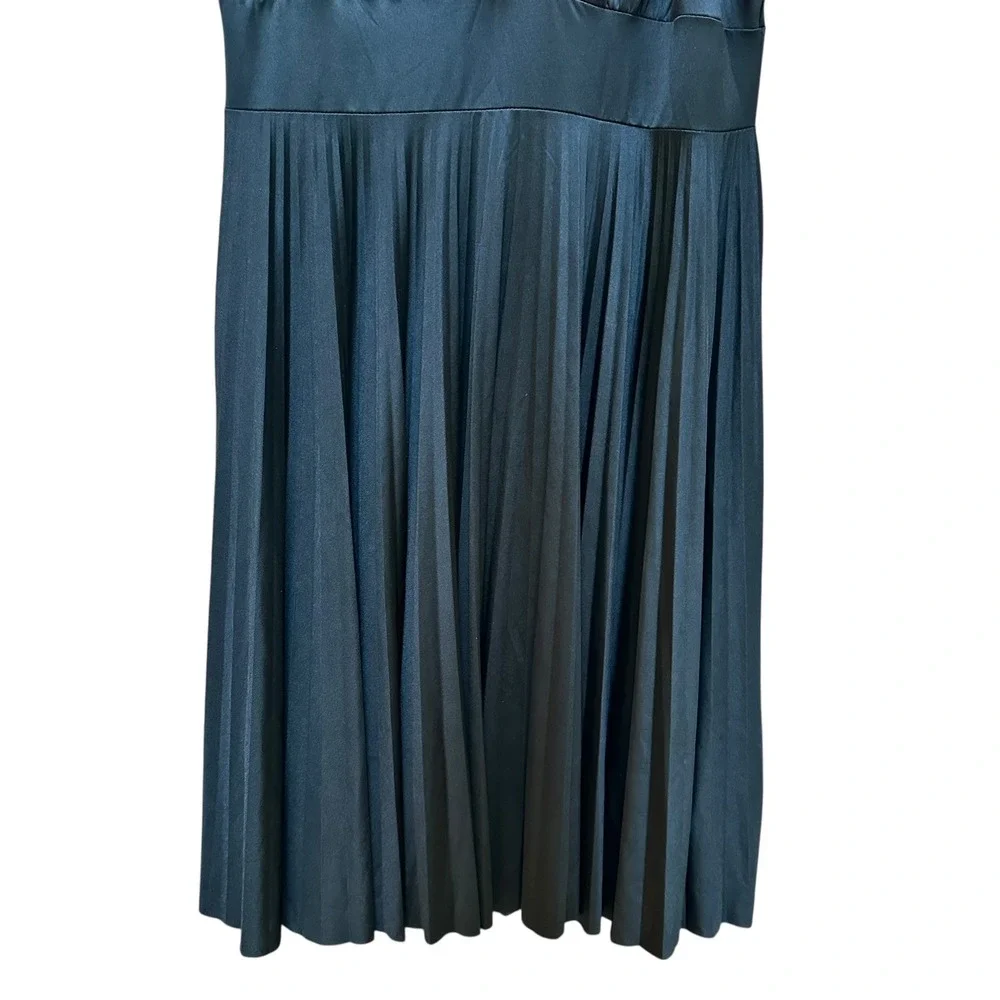 Soprano Womens Vintage Y2K‎ Black Mini Dress Pleated Witchy Whimsigoth Retro  L